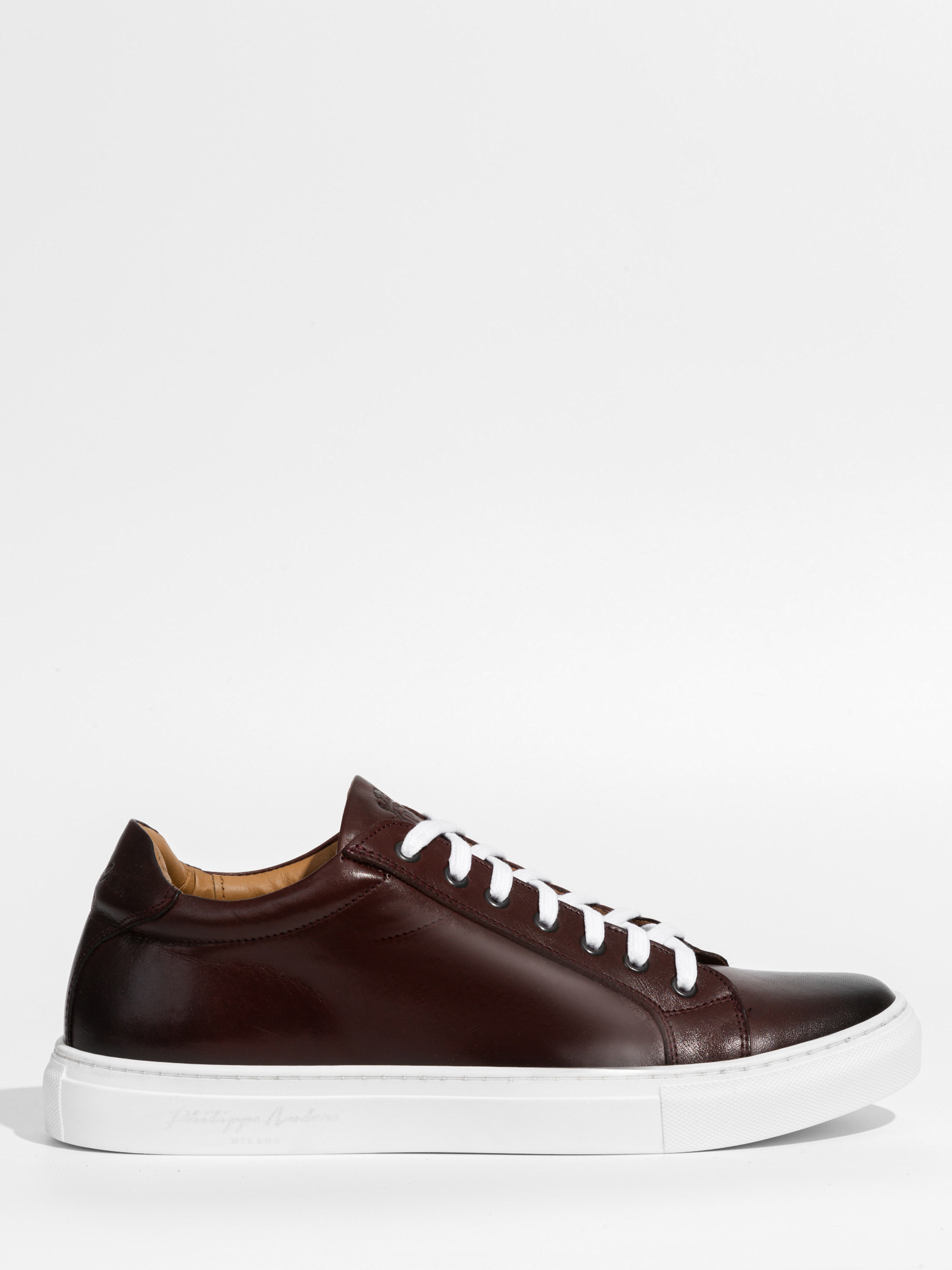 

Кеды мужские PHILIPPE ANDERS ISA1SR-PURPLE-W бордовые 43 RU, ISA1SR-PURPLE-W