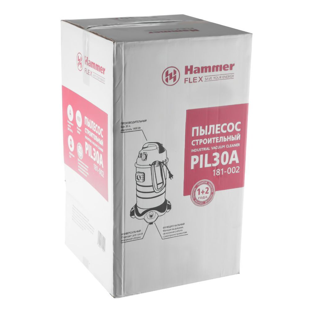 Строительный пылесос Hammer PIL 30 A