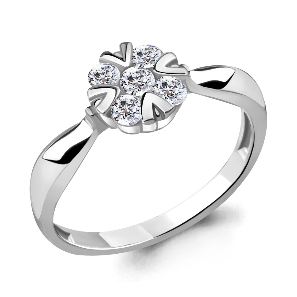 

Кольцо из серебра с фианитом Aquamarine Aquamarine 68572А_925_р р. 18, 68572А_925_р