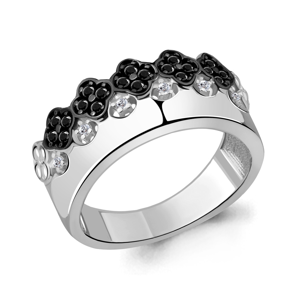 

Кольцо из серебра с фианитом Aquamarine Aquamarine 68562АЧ_925_р р. 20,5, 68562АЧ_925_р