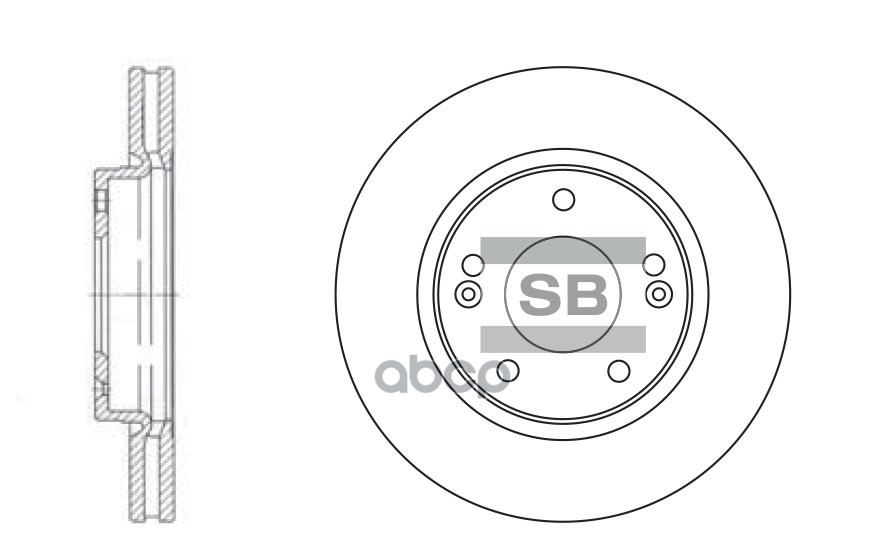 

Диск Тормозной Sangsin Brake Sd1040 Hyundai Santa Fe 15" Sangsin brake арт. SD1040