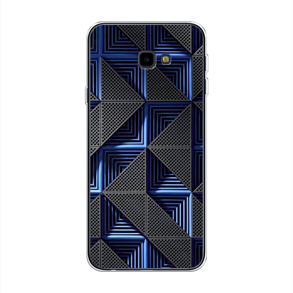 

Чехол на Samsung Galaxy J4 Plus 2018 "IBM", Серый;синий, 26850-3