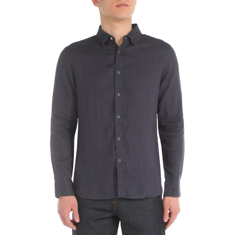 

Рубашка мужская Maison David ML2120 серая 2XL, ML2120
