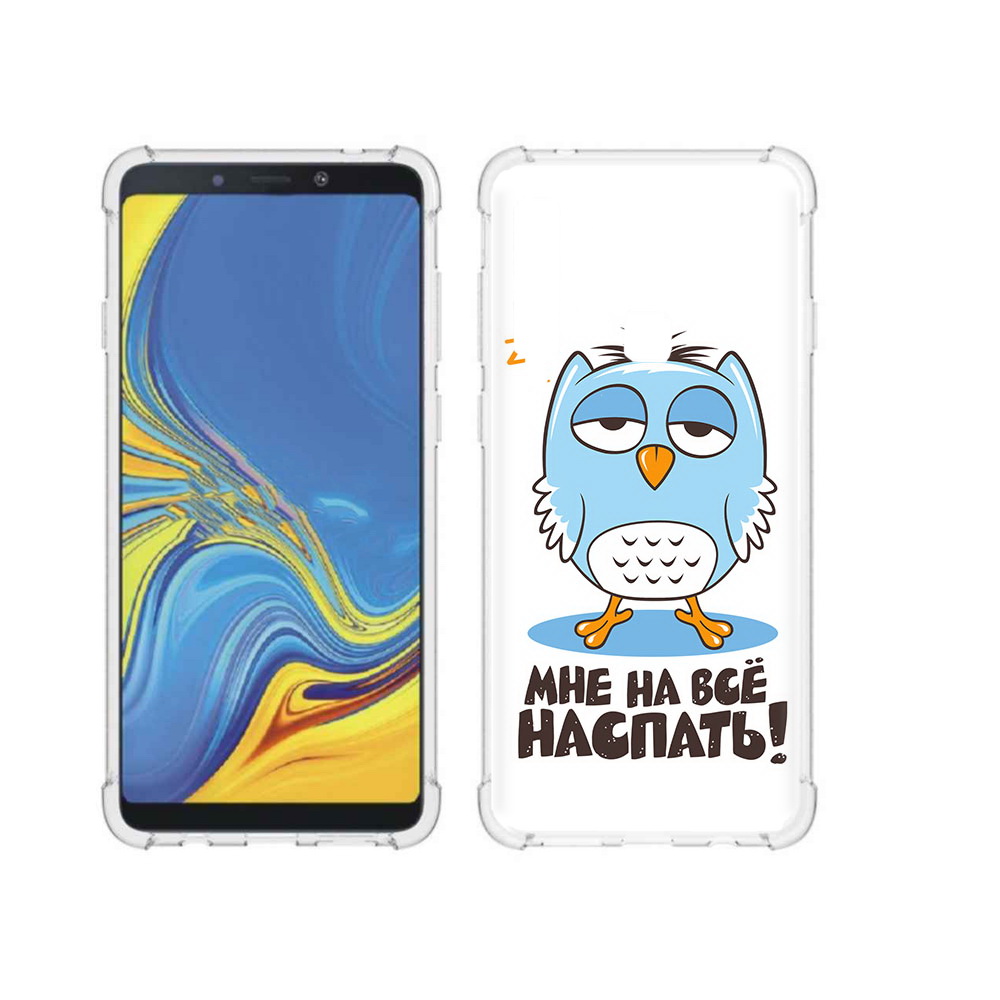 

Чехол MyPads Tocco для Samsung Galaxy A9 Мне на все наспать (PT118683.560.120), Прозрачный, Tocco