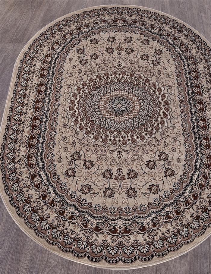 

Ковер UNIVERSAL Классический Овал beige 1.5x1.9м, Ковер Merinos Gavana D504 beige