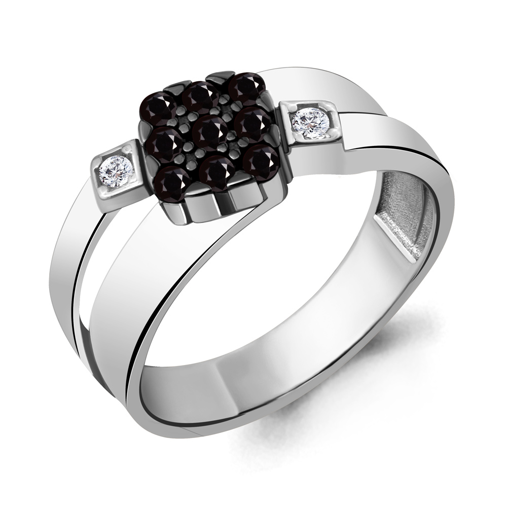 

Кольцо из серебра с фианитом Aquamarine Aquamarine 68532АЧ_925_р р. 19, 68532АЧ_925_р