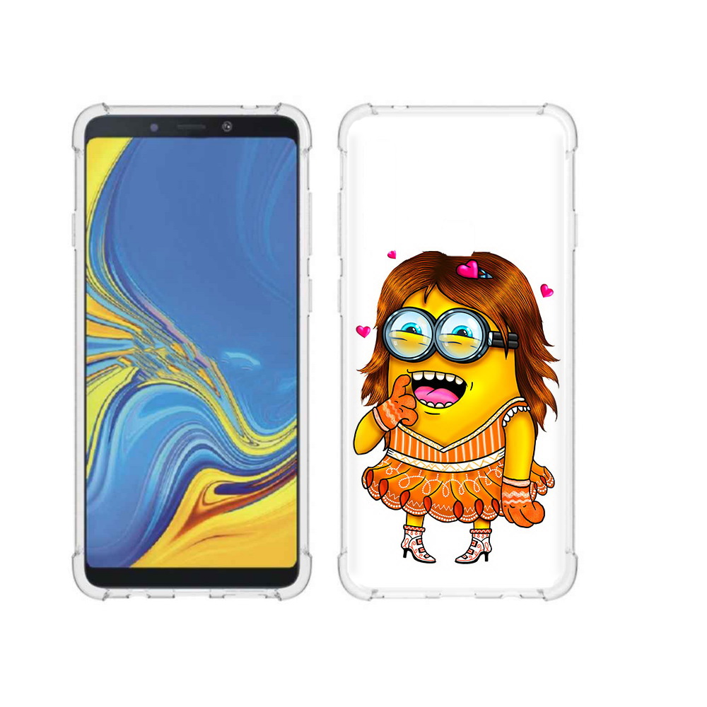 

Чехол MyPads Tocco для Samsung Galaxy A9 Миньон девочка (PT118683.560.116), Прозрачный, Tocco