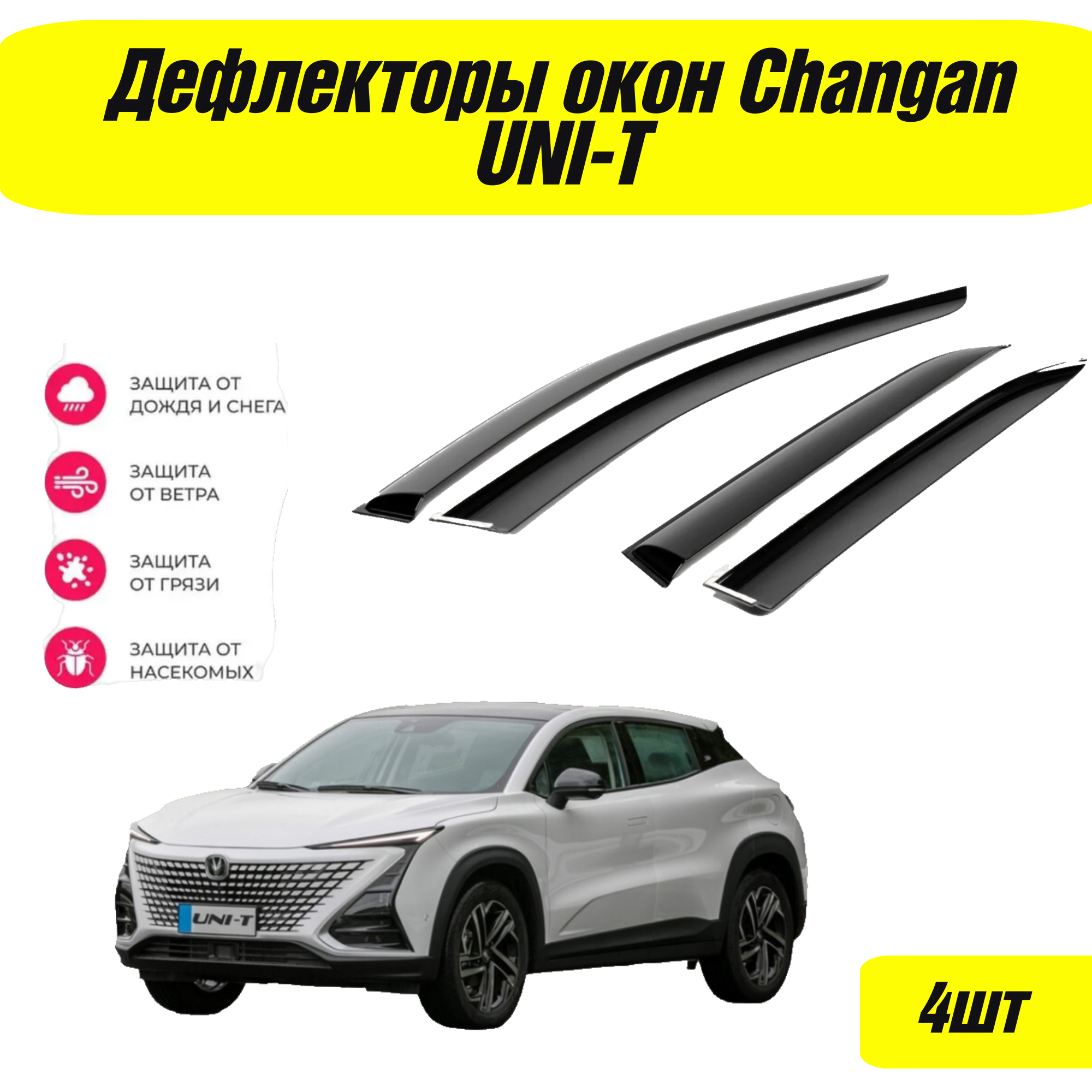 Дефлекторы окон Changan UNI-T