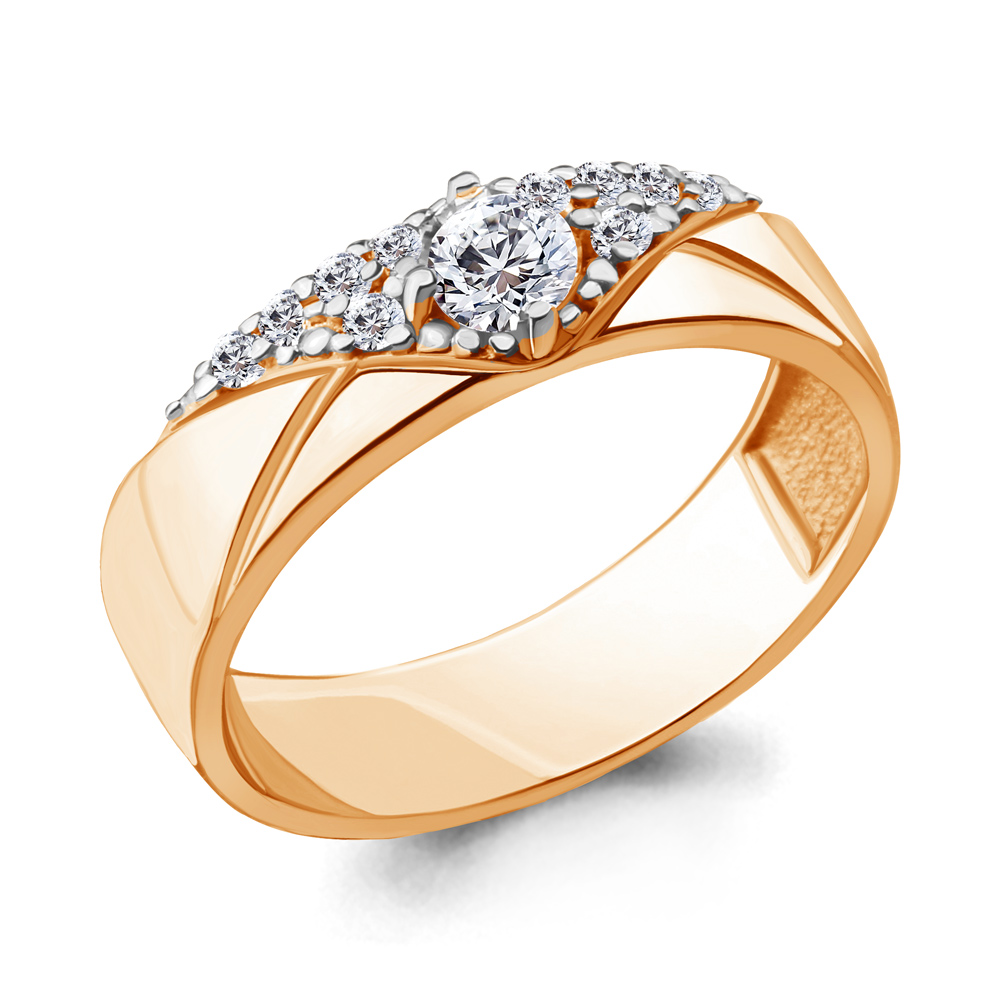 

Кольцо из серебра с фианитом Aquamarine Aquamarine 68525А_925_з р, 68525А_925_з