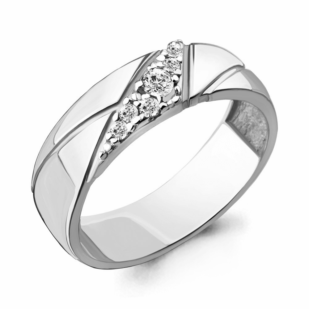 

Кольцо из серебра с фианитом Aquamarine Aquamarine 68523А_925_р р. 18,5, 68523А_925_р