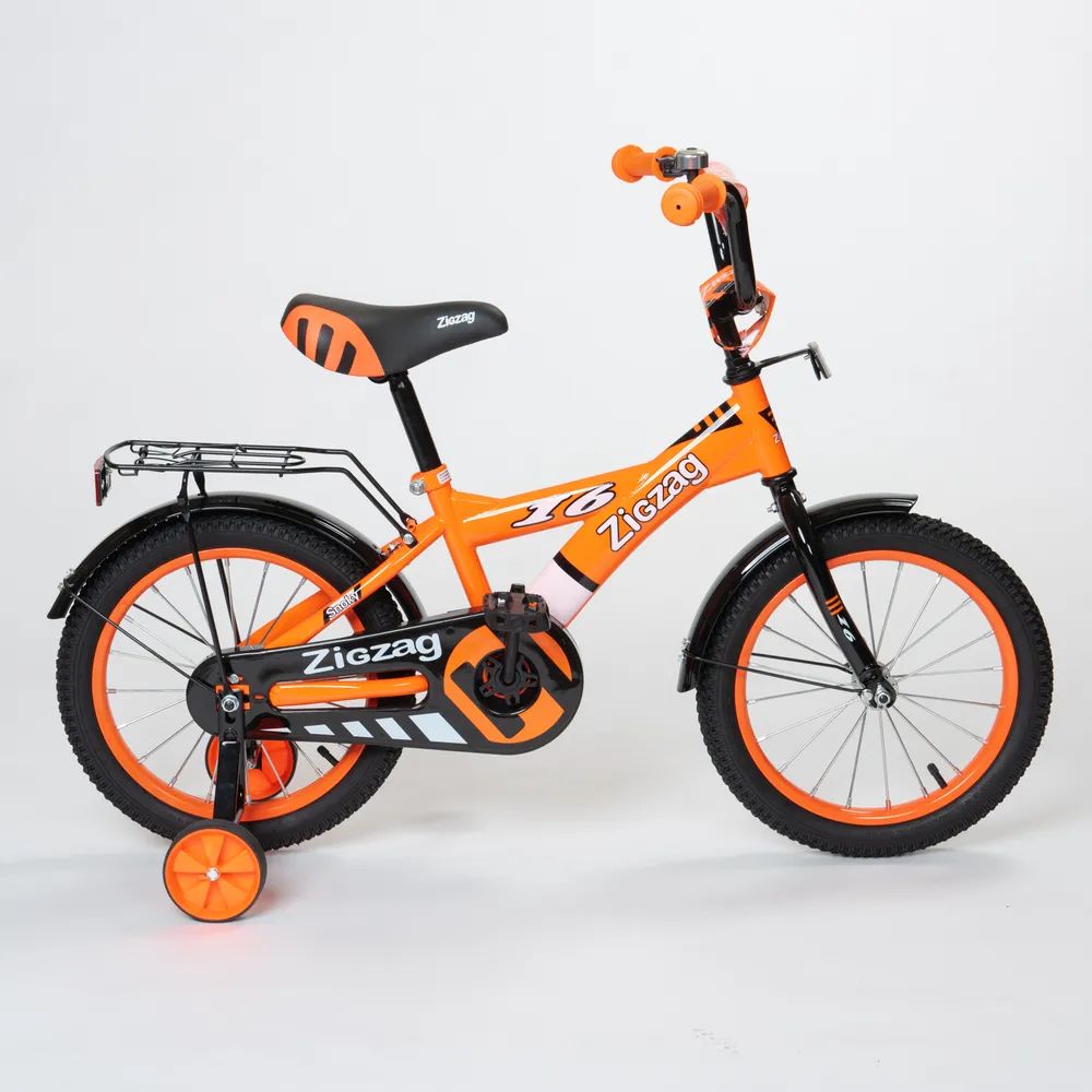 Велосипед детский двухколесный ZIGZAG SNOKY, оранжевый 00-00015761 велосипед 18 rush hour j18 оранжевый в