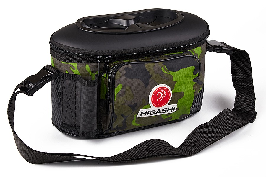 

Кан рыболовный Higashi Live bait box 4,5 л Green Camo, Зеленый