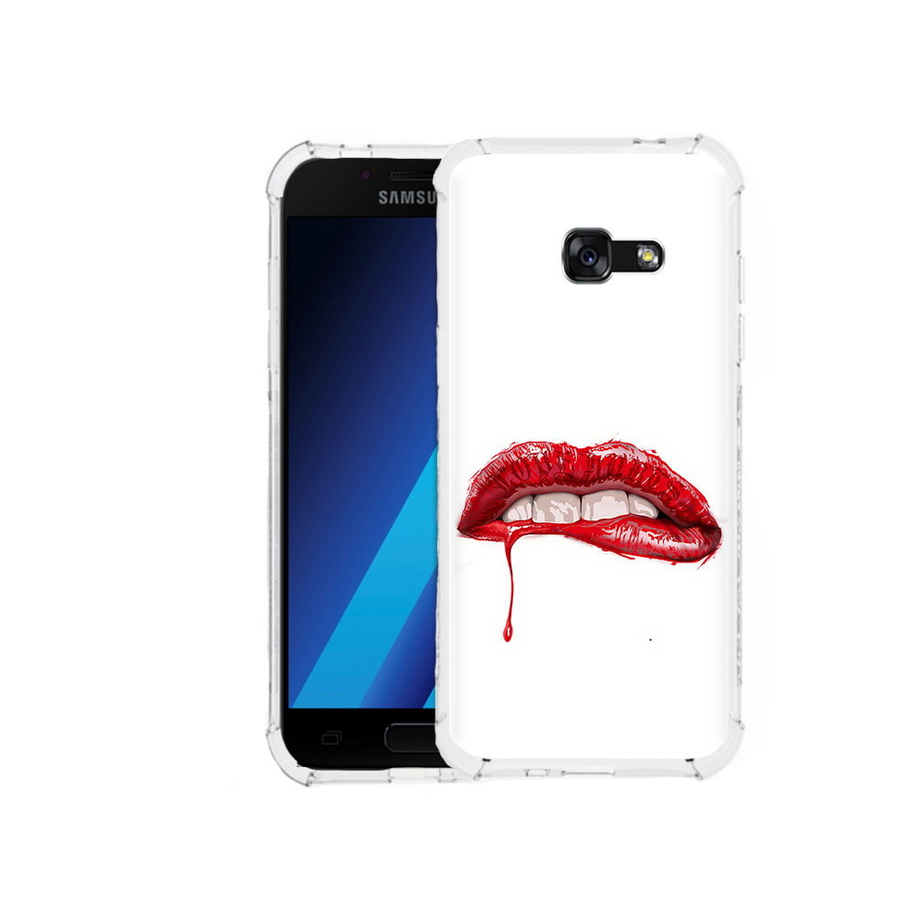 Чехол MyPads Tocco для Samsung Galaxy A7 (2017) яркие красные губы (PT87719.559.706)