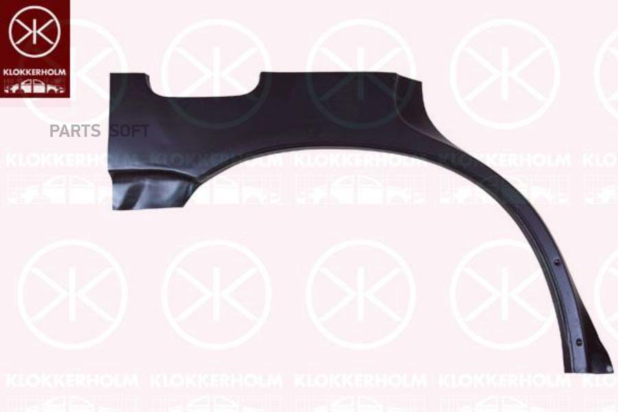 

Арка Крыла Прав Subaru: Legacy 95-04 Klokkerholm арт. 6711582
