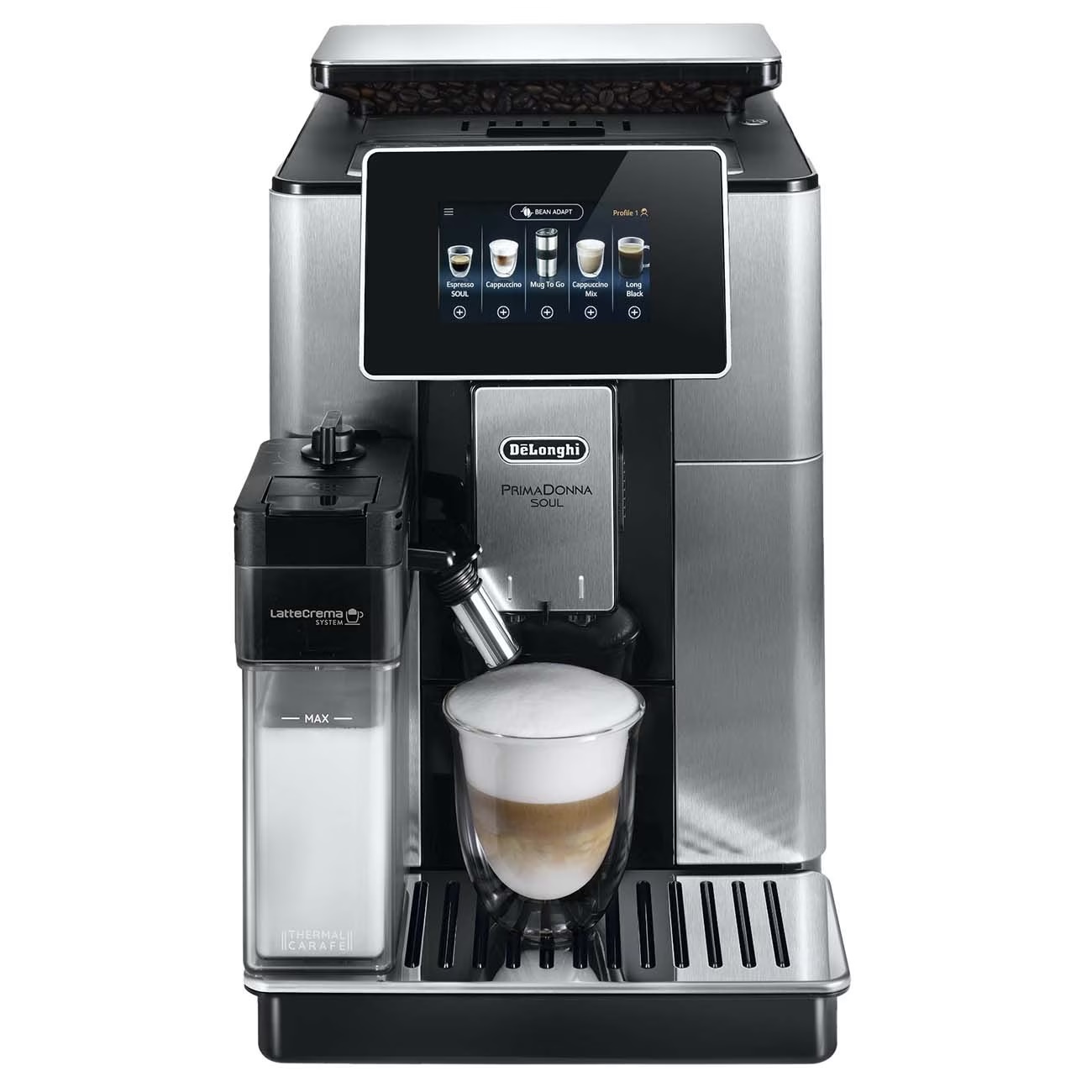 

Кофемашина автоматическая Delonghi ECAM610.74.MB черный, серебристый, ECAM610.74.MB