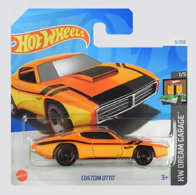 

Машинка базовой коллекции Hot Wheels CUSTOM OTTO оранжевая 5785/HTB49, Оранжевый