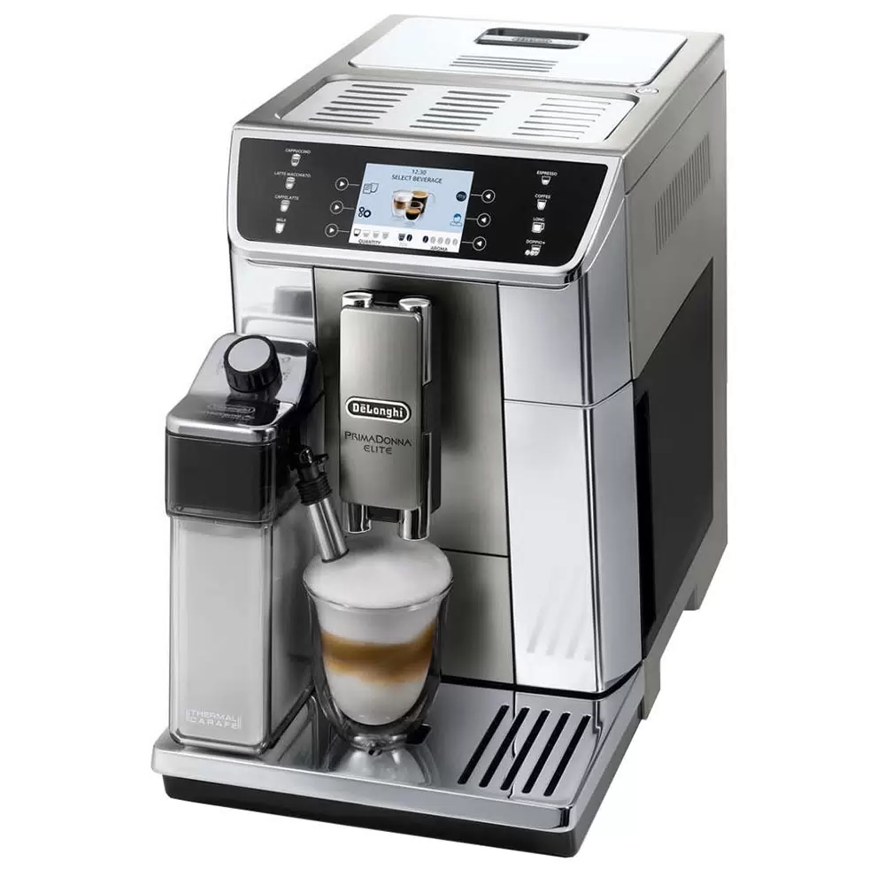 

Кофемашина автоматическая Delonghi PrimaDonna Elite ECAM650.55.MS серебристый, PrimaDonna Elite ECAM650.55.MS