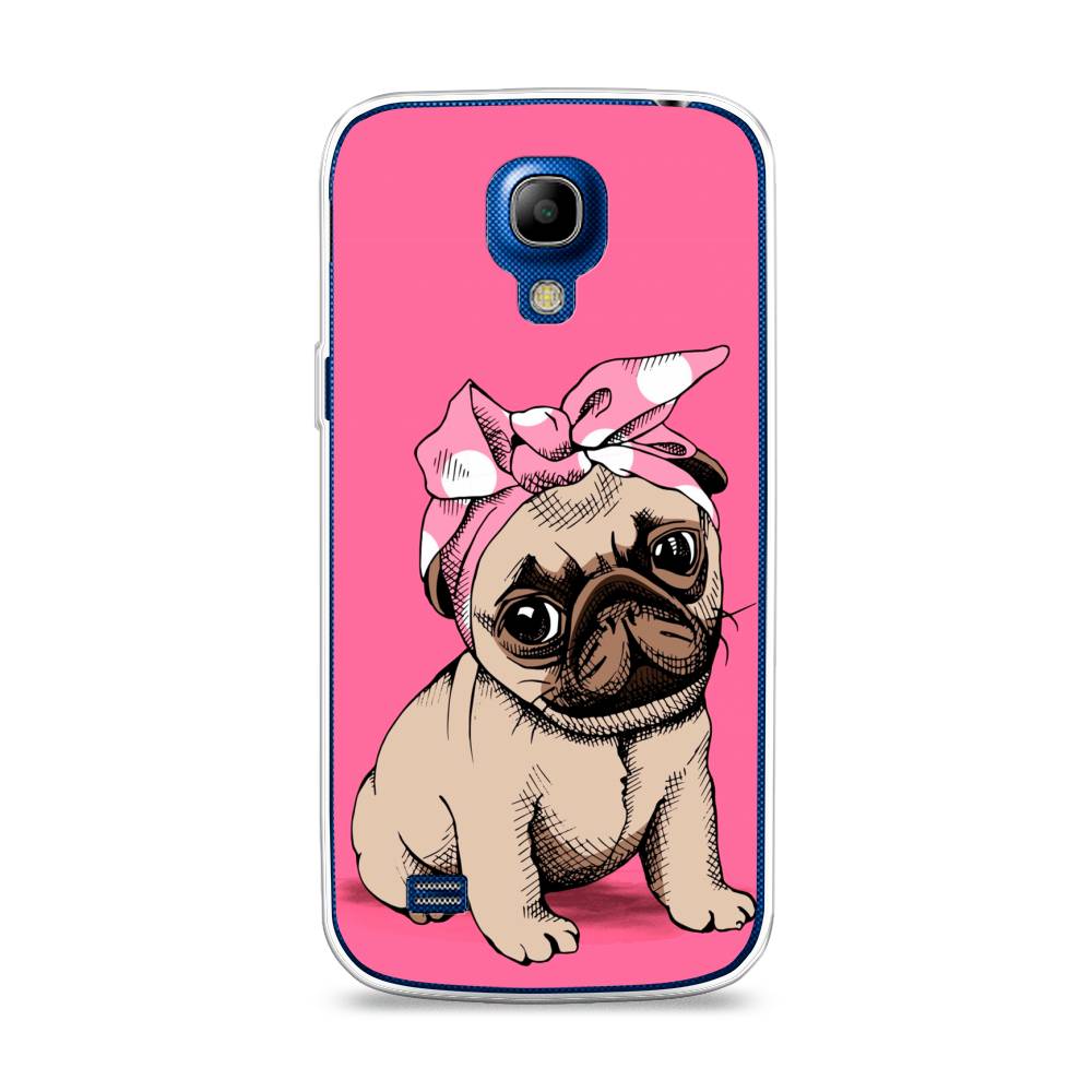 

Чехол Awog на Samsung Galaxy S4 mini / Самсунг S4 mini "Dog Pin-Up", Розовый;бежевый, 24050-2