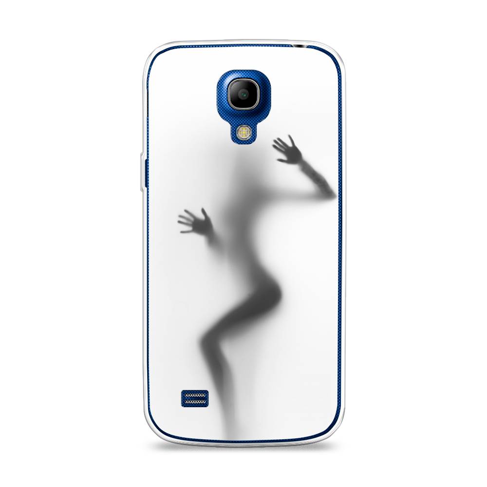 

Чехол Awog на Samsung Galaxy S4 mini / Самсунг S4 mini "Девушка в душе", Серый;белый;черный, 24050-7