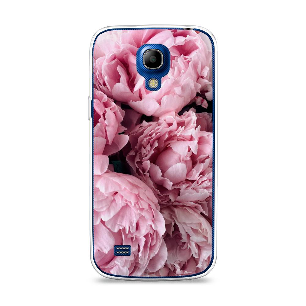 

Чехол Awog на Samsung Galaxy S4 mini / Самсунг S4 mini "Нежные пионы", Розовый;черный;белый, 24050-8
