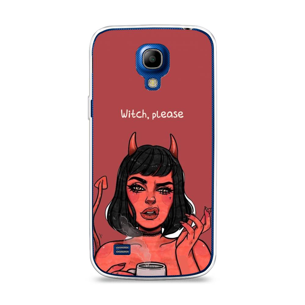 

Чехол Awog на Samsung Galaxy S4 mini / Самсунг S4 mini "Evil Girl", Красный;черный, 24050-6