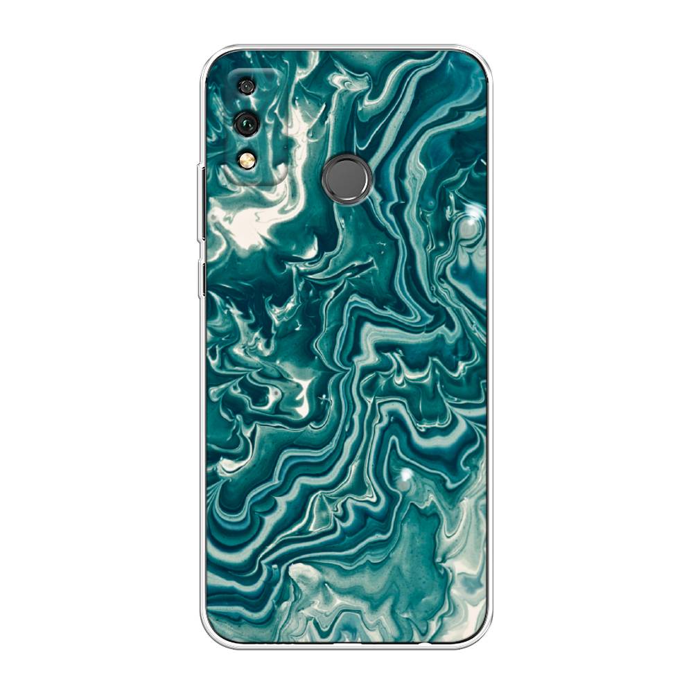 

Чехол Awog на Honor 9X Lite "Минералы 4", Голубой, 6104250-3