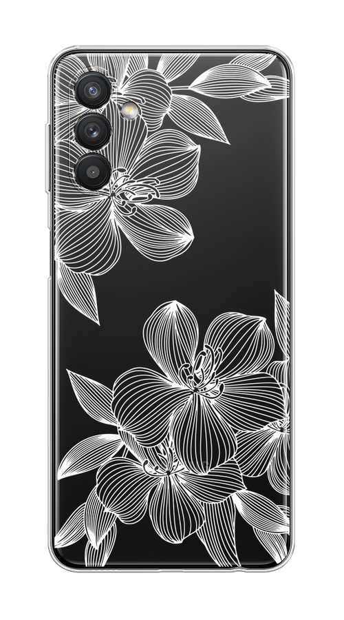 

Чехол на Samsung Galaxy A13 5G/A04s "Крокус", Белый;прозрачный, 2104150-1