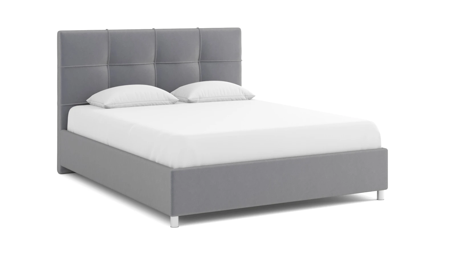 

Кровать Аскона с ПМ ELISA Тк. Casanova Ice 140х200, Голубой, ELISA