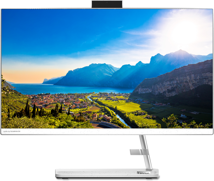 фото Моноблок lenovo ideacentre aio 3 24alc6, white (f0g1003srk)