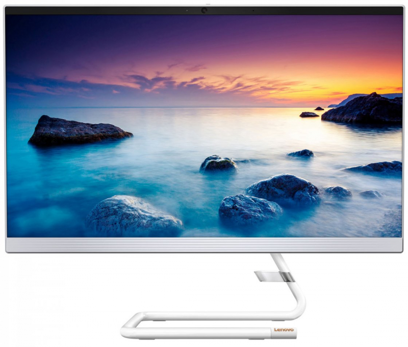 фото Моноблок lenovo ideacentre a340-24iwl, white (f0e800ukrk)