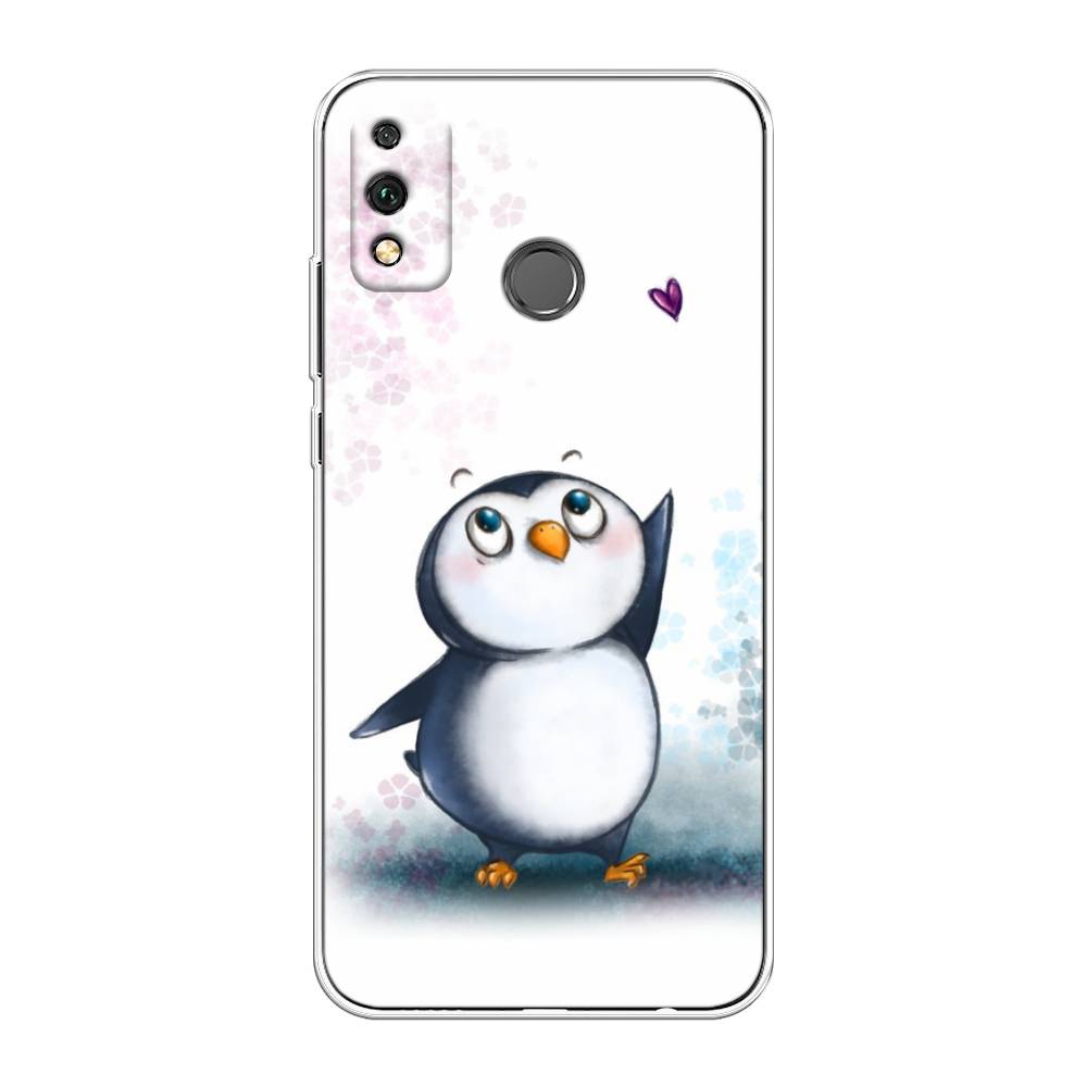 

Чехол Awog на Honor 9X Lite "Пингвин и сердечко", Белый, 6104250-1