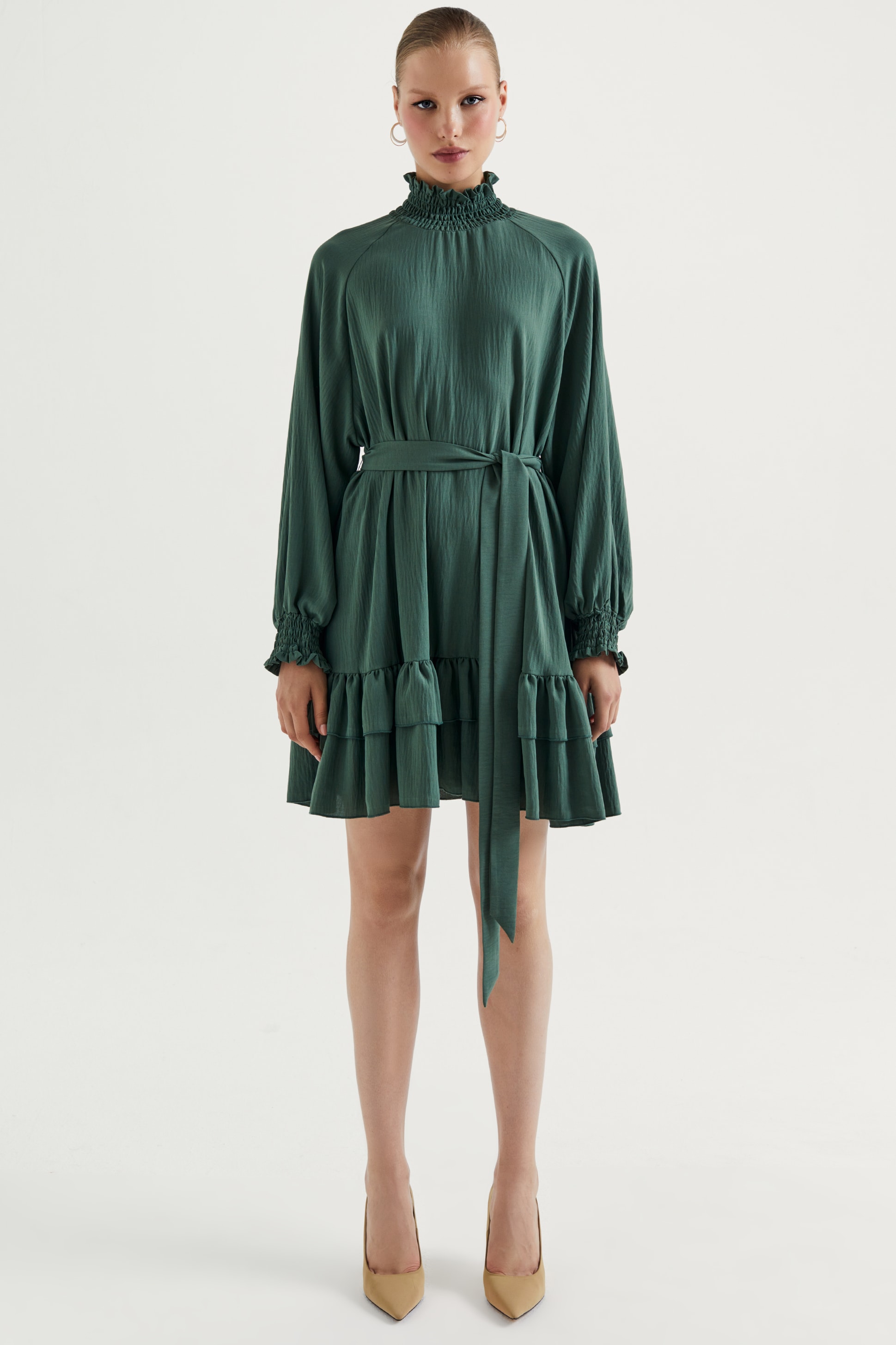 

Платье женское LOVE REPUBLIC 1451001503 зеленое ONE SIZE, 1451001503