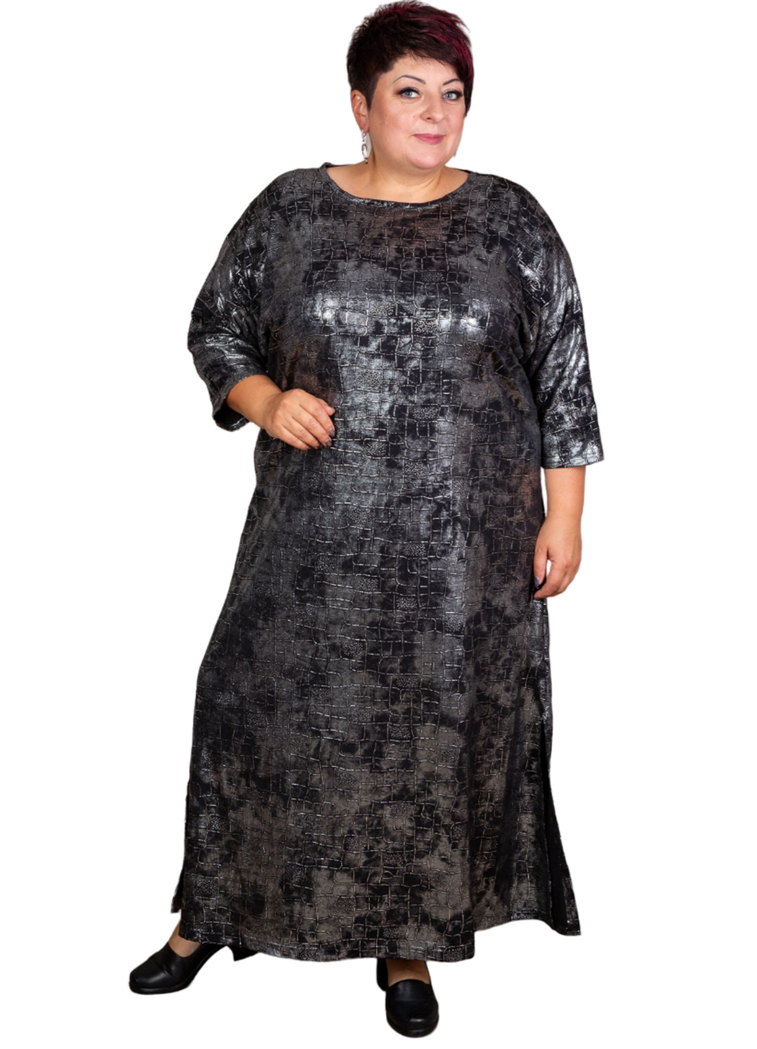 Платье женское Полное Счастье ОК-ПЛ-23-0310 черное 62 RU