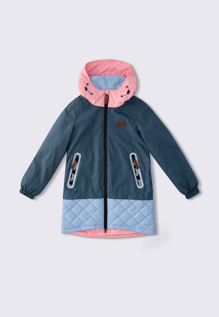 Куртка детская Oldos AOSS23JK2T119, цвет индиго меланж, размер 158