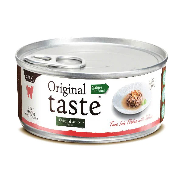 Консервы для кошек Pettric Original Taste с тунцом и лососем в соусе, 24шт по 70г