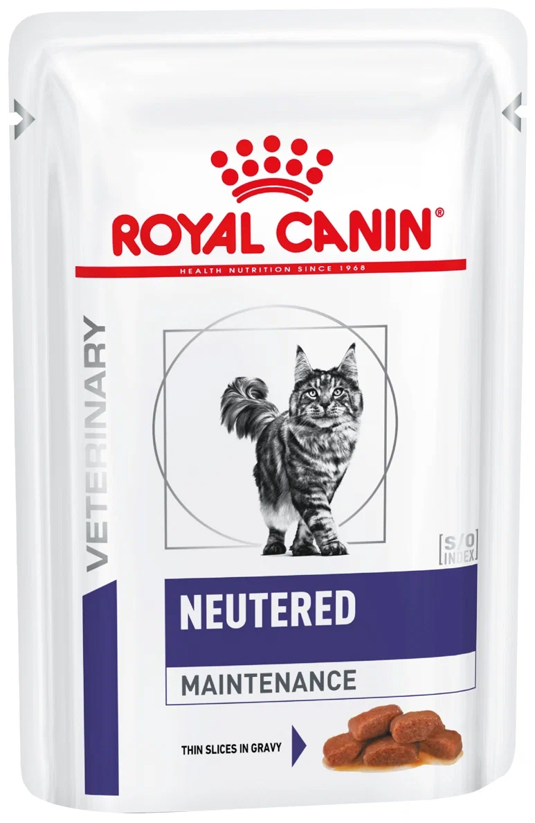 

Влажный корм для кошек Royal Canin Neutered Adult Maintenance диетический, 85 г, Veterinary Care Nutrition Neutered Adult Maintenance