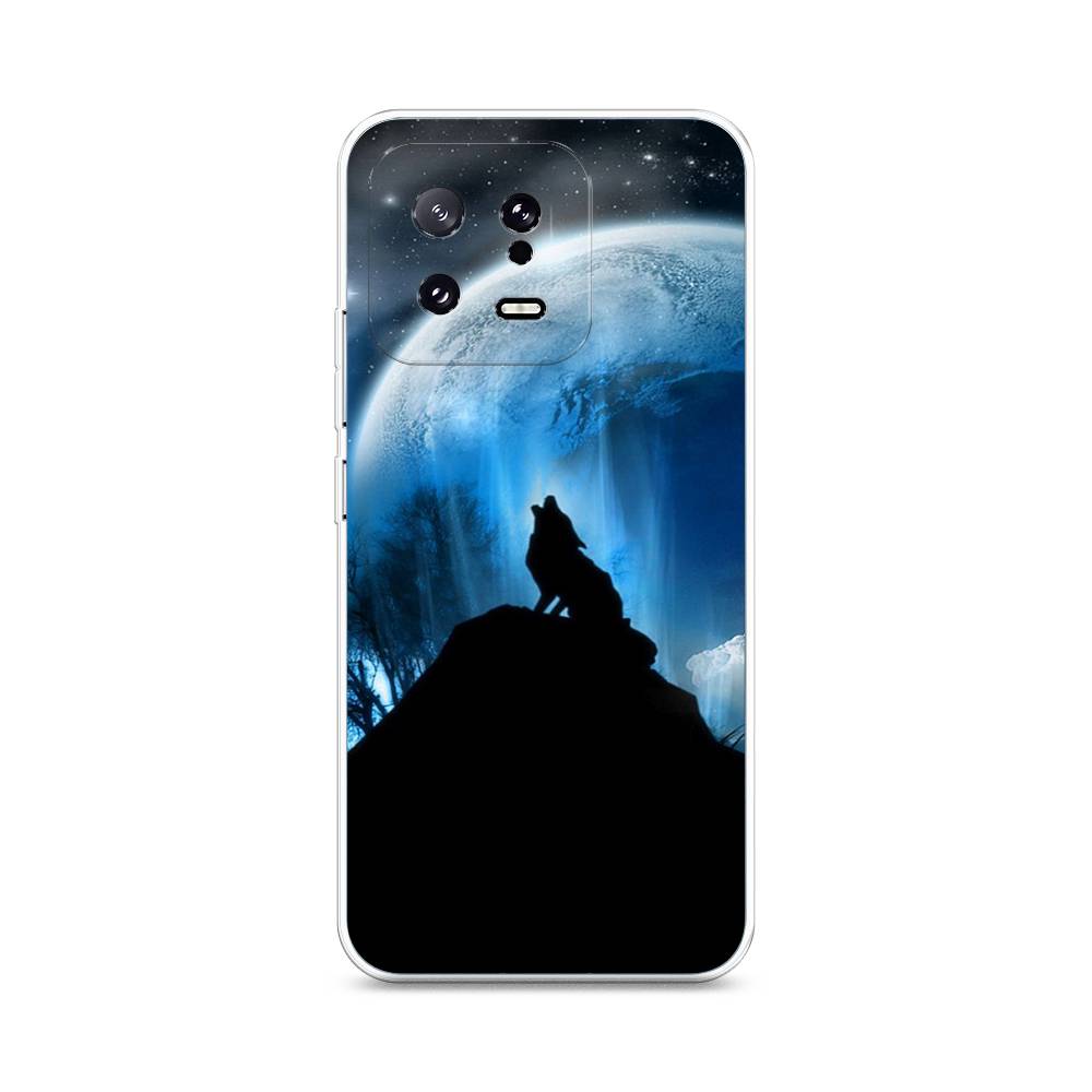 

Чехол на Xiaomi 13 5G "Волк 2", Синий;черный;белый, 317250-1