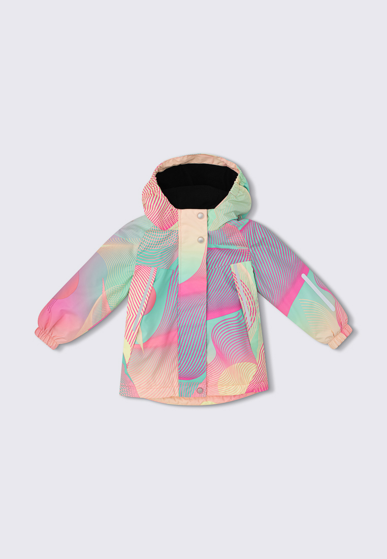 

Куртка детская Oldos ALSS23JK2T120, цвет розовый_желтый, размер 98, ALSS23JK2T120