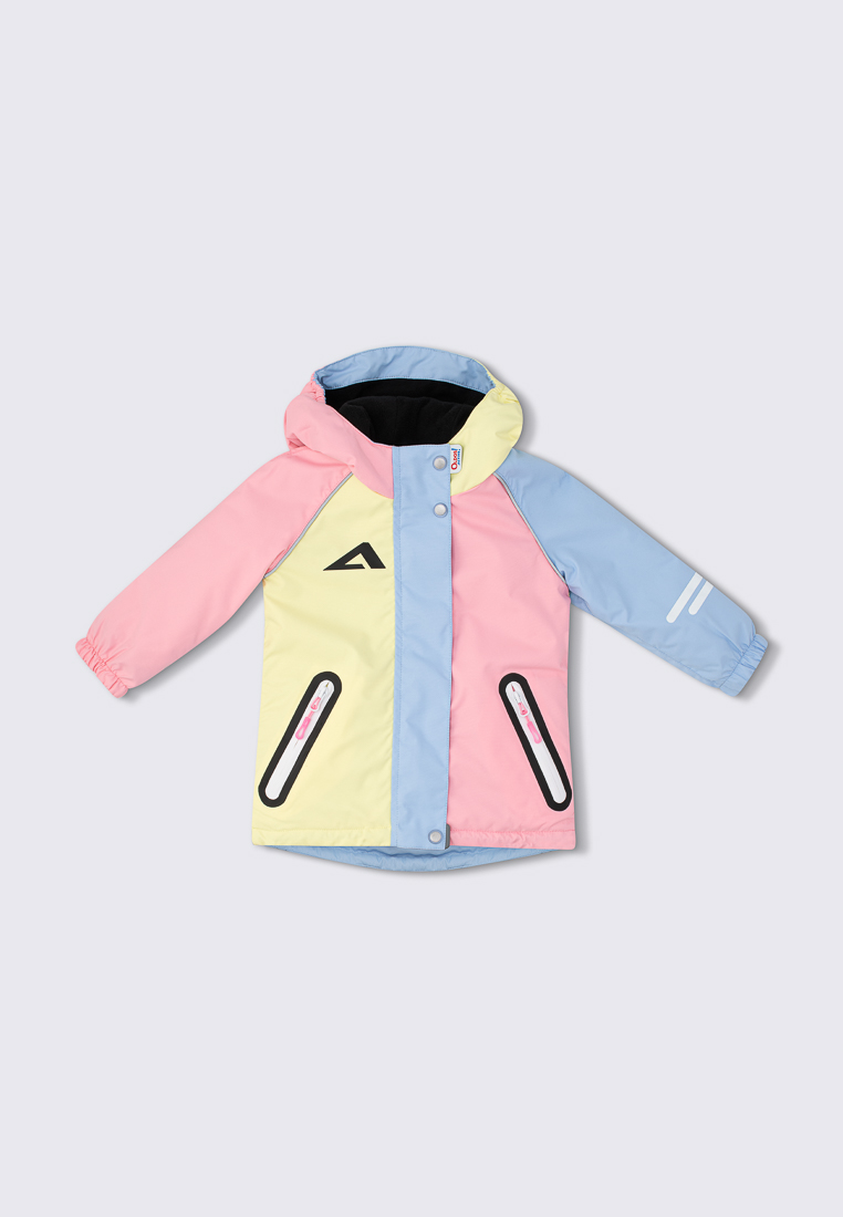 Куртка детская Oldos AOSS23JK2T112, цвет розовый_лимонный, размер 128