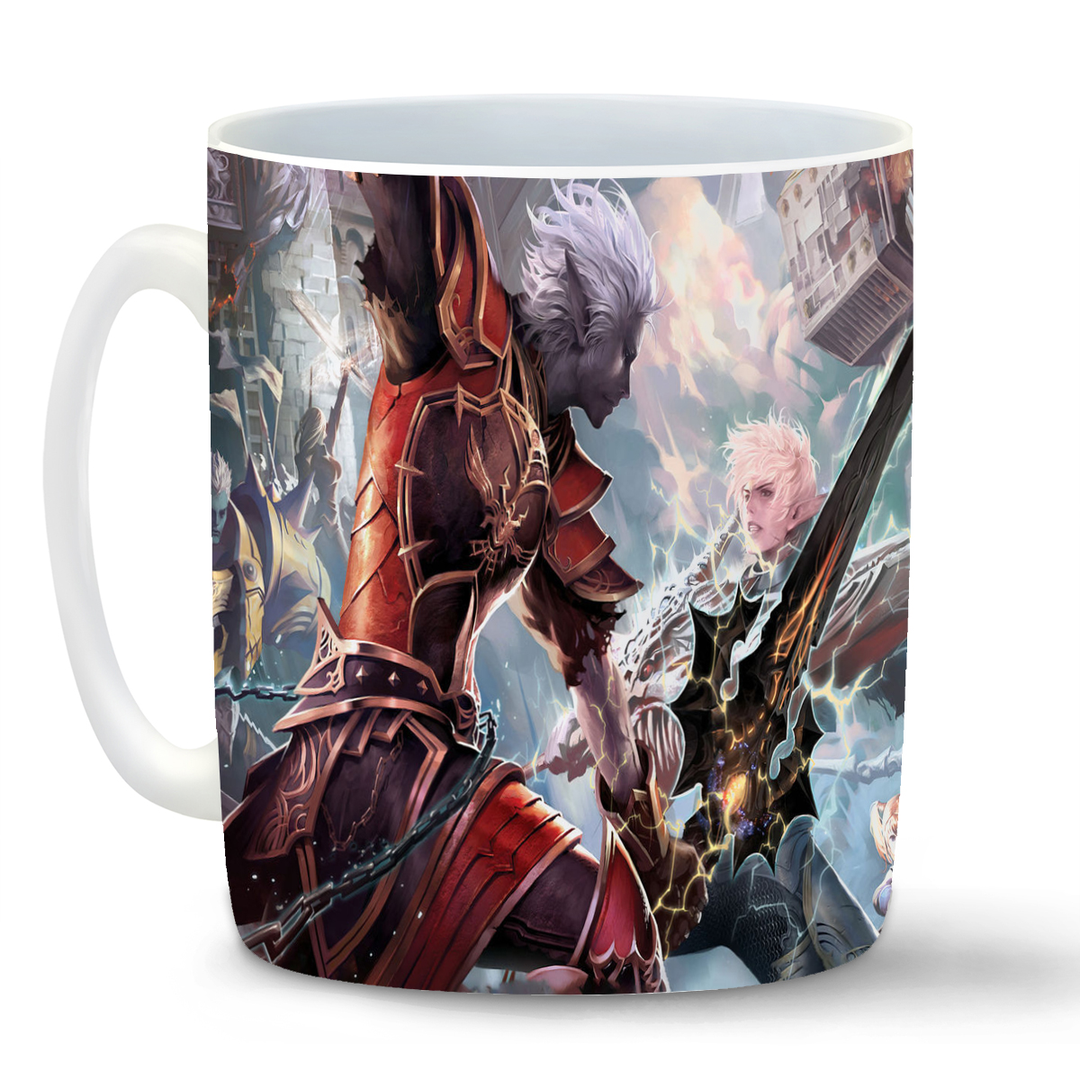 

Кружка CoolPodarok lineage 2 the chaotic throne Светлый и тёмный эльфы Противостояние, lineage 2 the chaotic throne Светлый и тёмный эльфы Противостояние