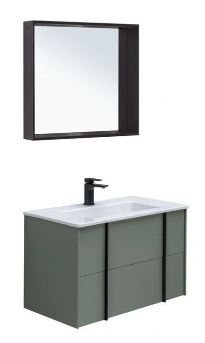 

Мебель для ванной Allen Brau Reality 80 см серый