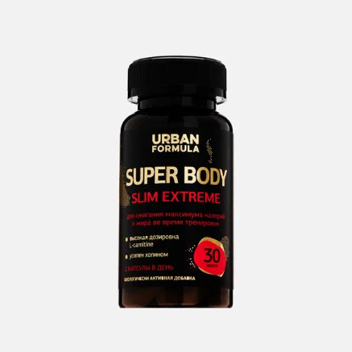 Комплекс для коррекции веса URBAN FORMULA Slim Extreme, 30 капсул