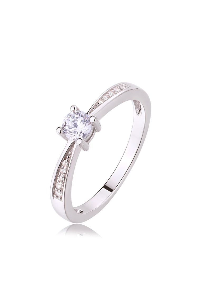 

Кольцо помолвочное из серебра с фианитом р. 16,5 Ogisana R-60073, R-60073