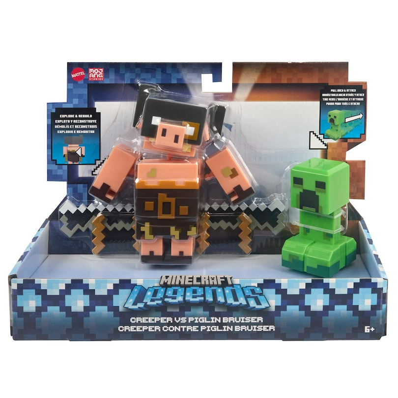 Игровой набор Minecraft Legends Pack из 2 фигурок 8 см GYR99