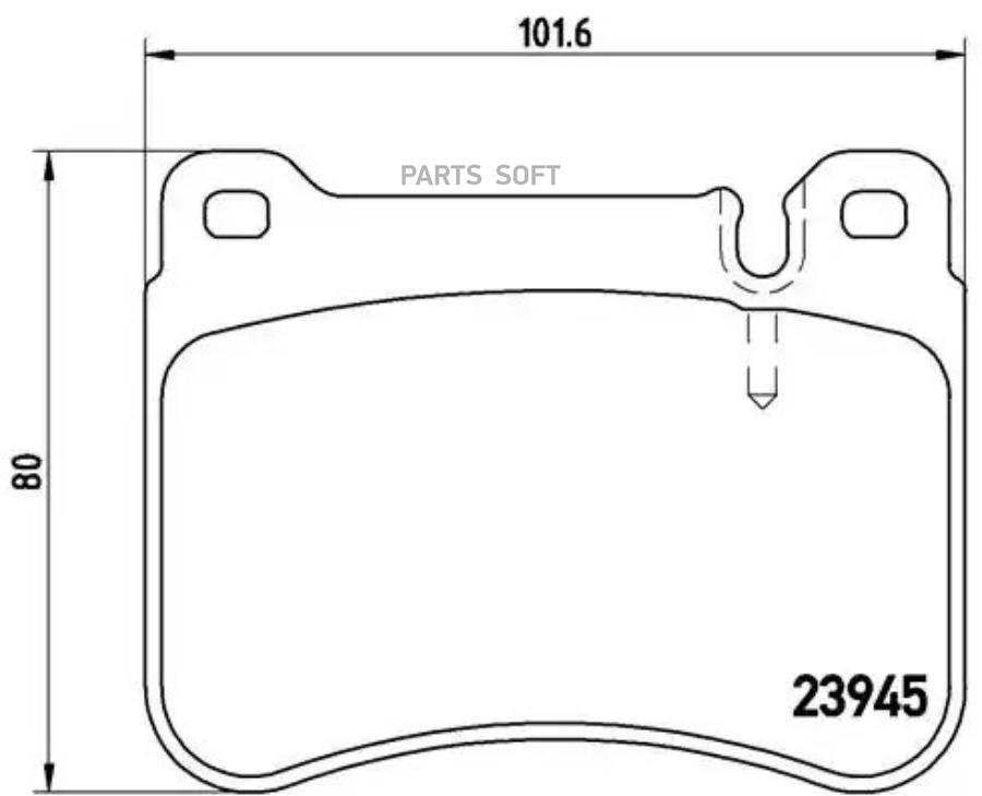 

Колодки дисковые передние mb w203/s203/cl203 1.8-3.5i/2.2-3.0cdi 02> P50073