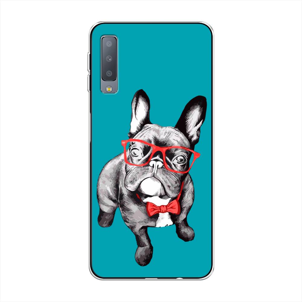 

Чехол на Samsung Galaxy A7 2018 "Французский бульдог", 26750-1