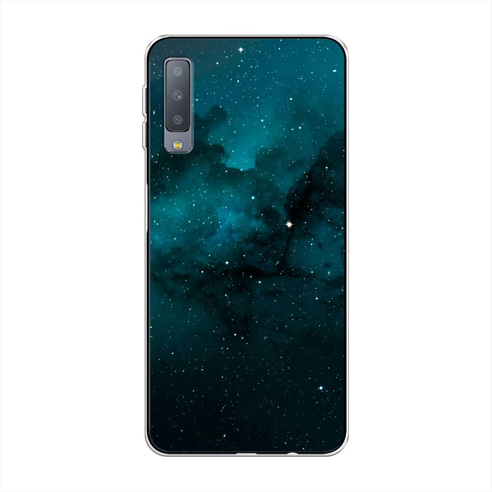 

Чехол на Samsung Galaxy A7 2018 "Синий космос", 26750-2