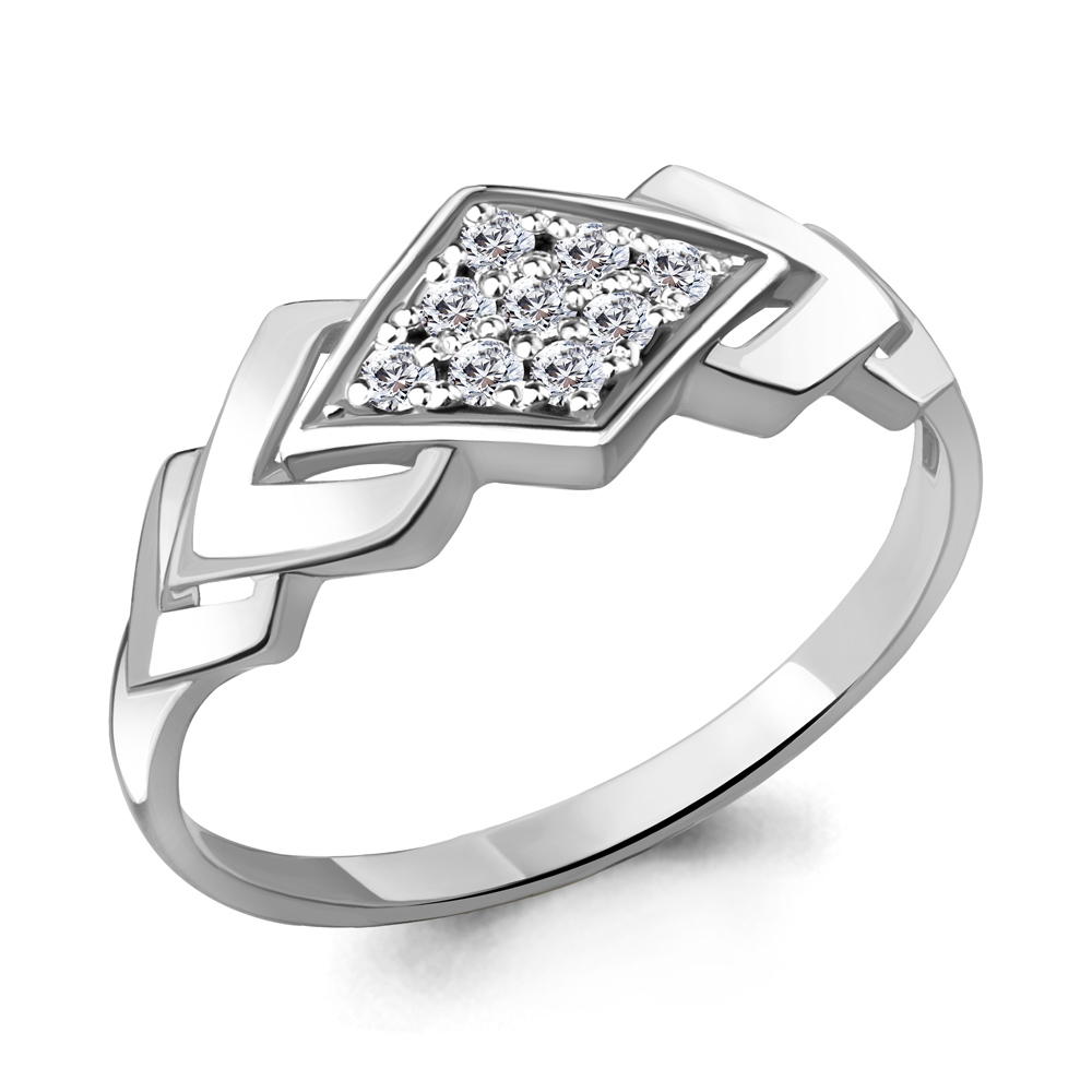 

Кольцо из серебра с фианитом Aquamarine Aquamarine 68522А_925_р р. 17, 68522А_925_р