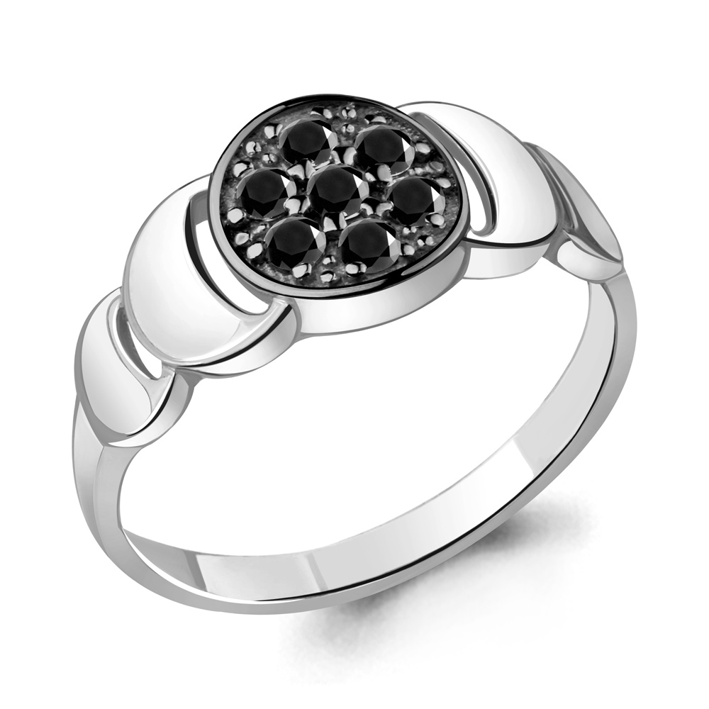 

Кольцо из серебра с кристаллом ювелирным Aquamarine Aquamarine 68518Ч_925_р р. 18, 68518Ч_925_р