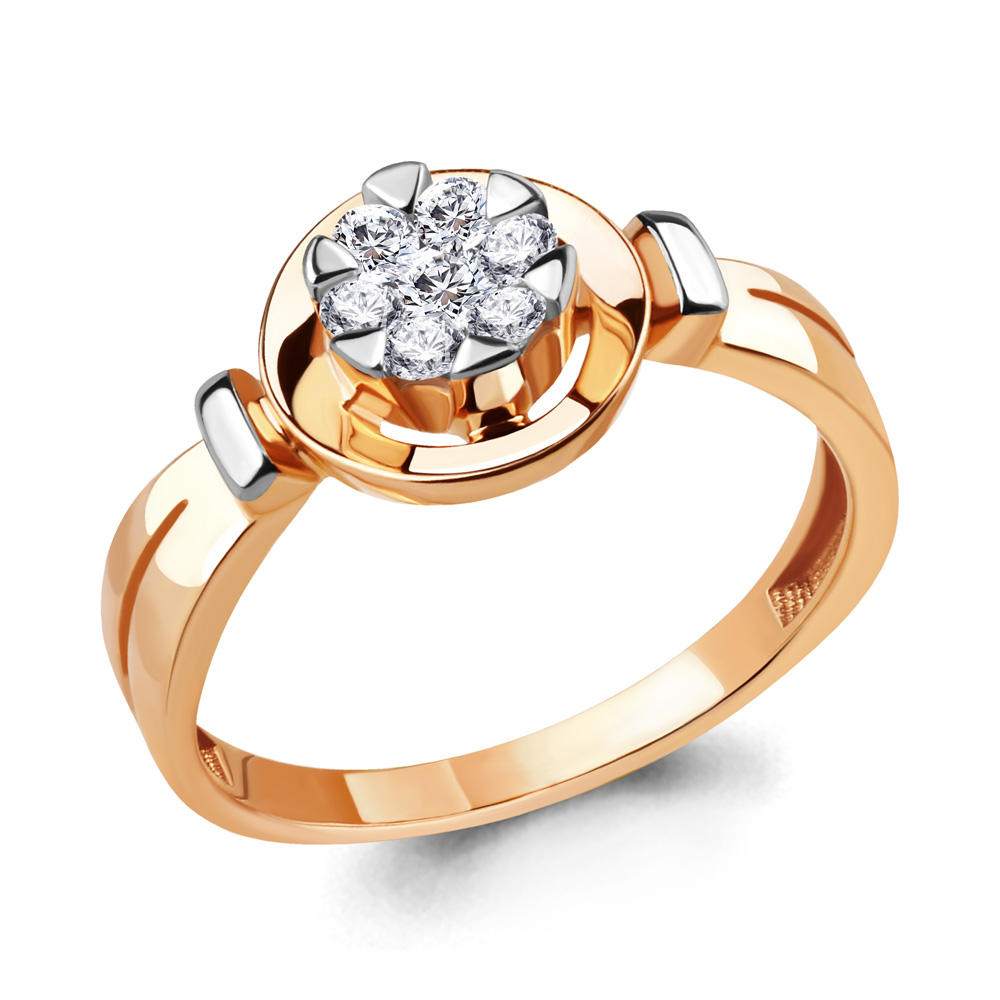 

Кольцо из серебра с фианитом Aquamarine Aquamarine 68508А_925_з р. 17, 68508А_925_з